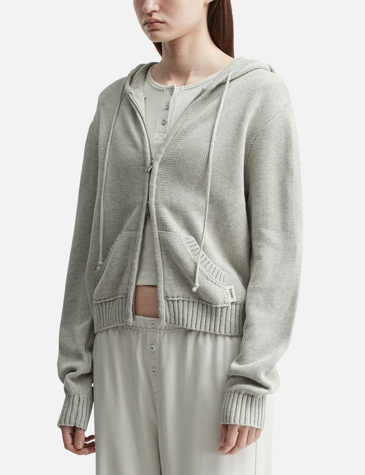 G Classic Knit Zip Up