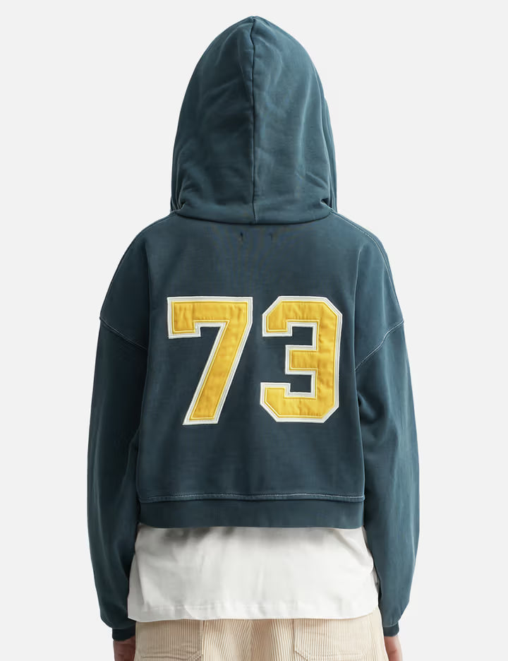 Varsity Zip Up Hoodie