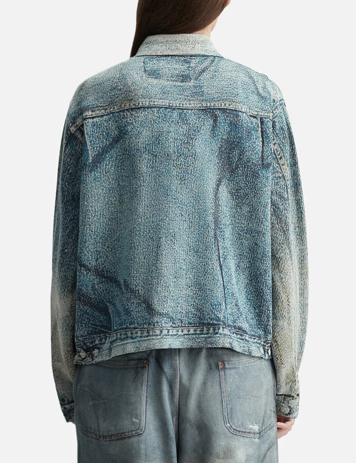 Knit Denim Jacket