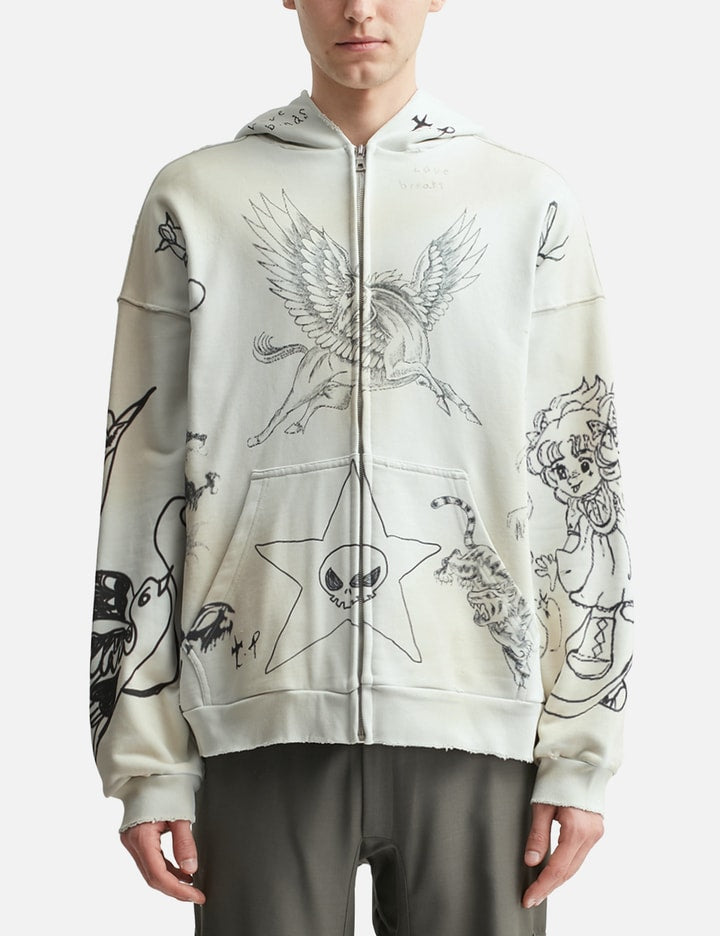 Skin Hoodie Gray