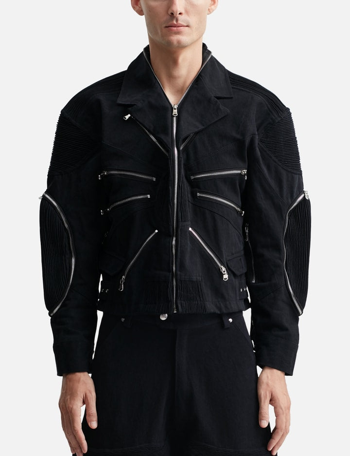Sun of Metal Quilted Denim Jacket