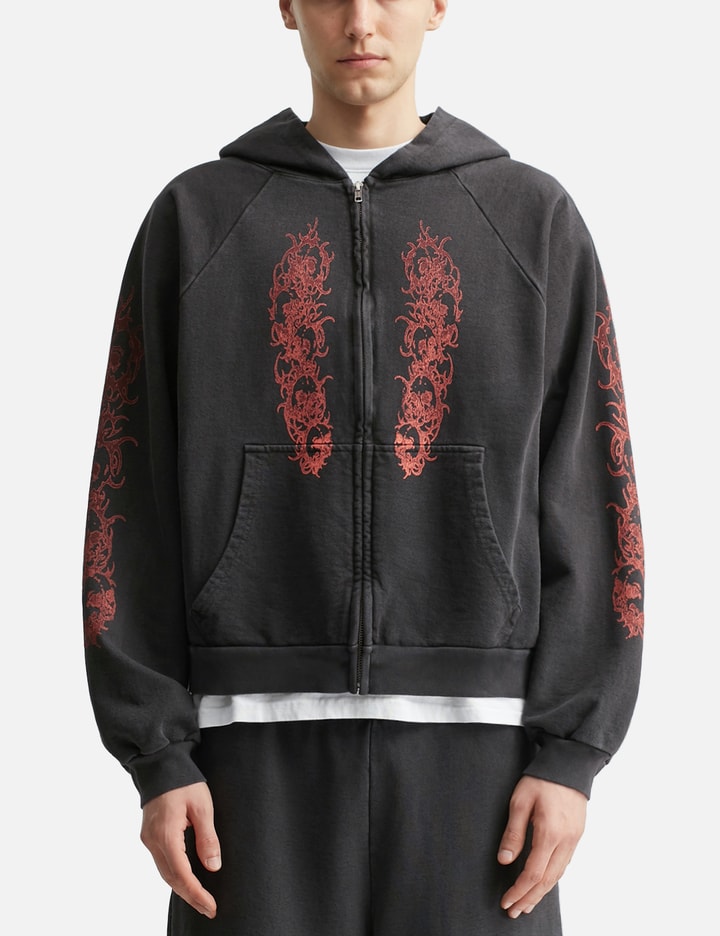 Afflicted Zip-Up Hoodie