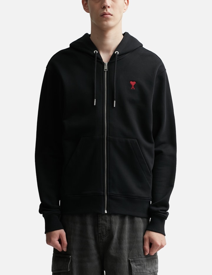 Cotton Ami de Coeur Zipped Hoodie