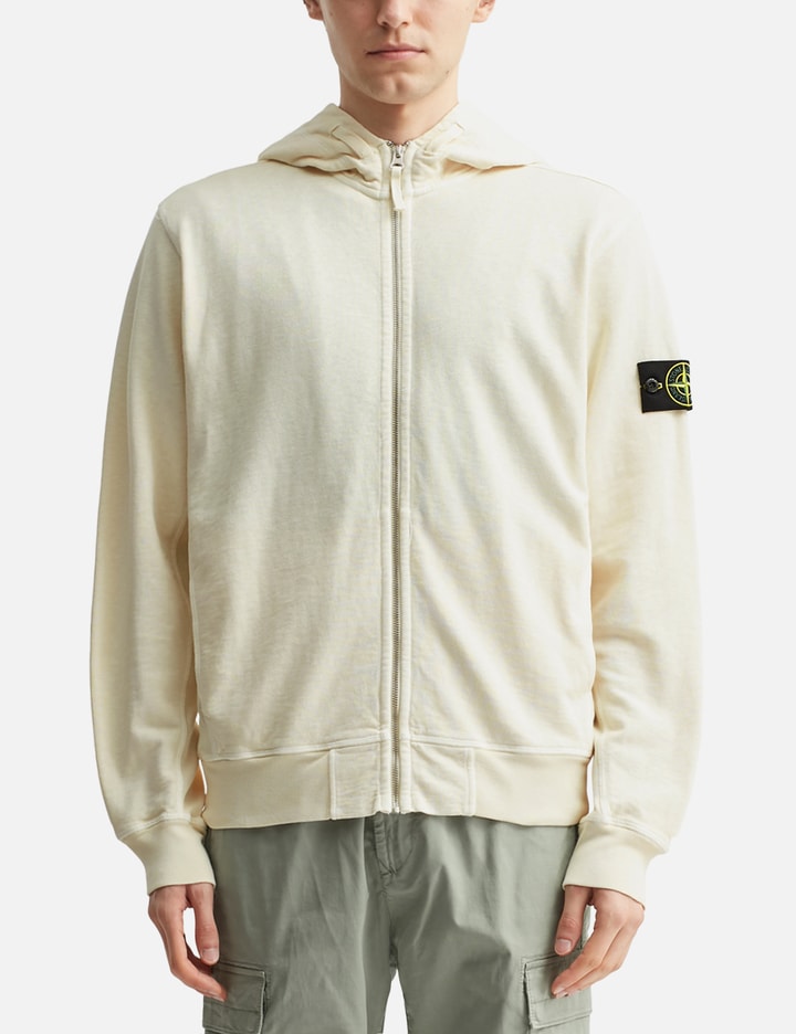 Garment-Dyed Zip-Up Hoodie