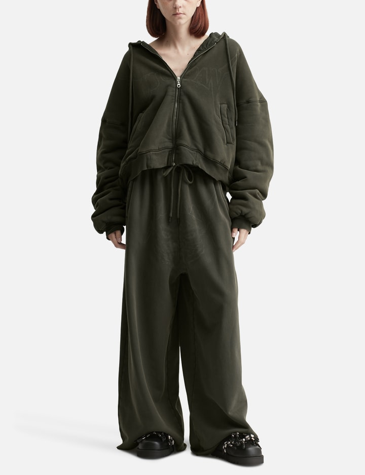 Washed Out Zip Up Hoodie