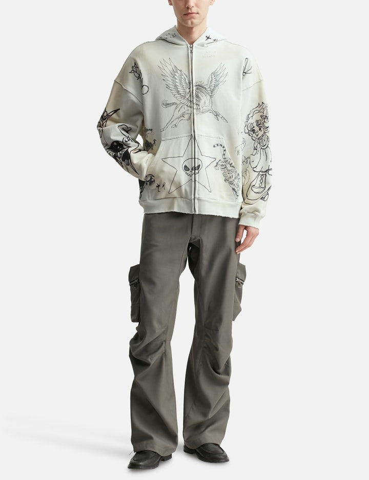 Skin Hoodie Gray