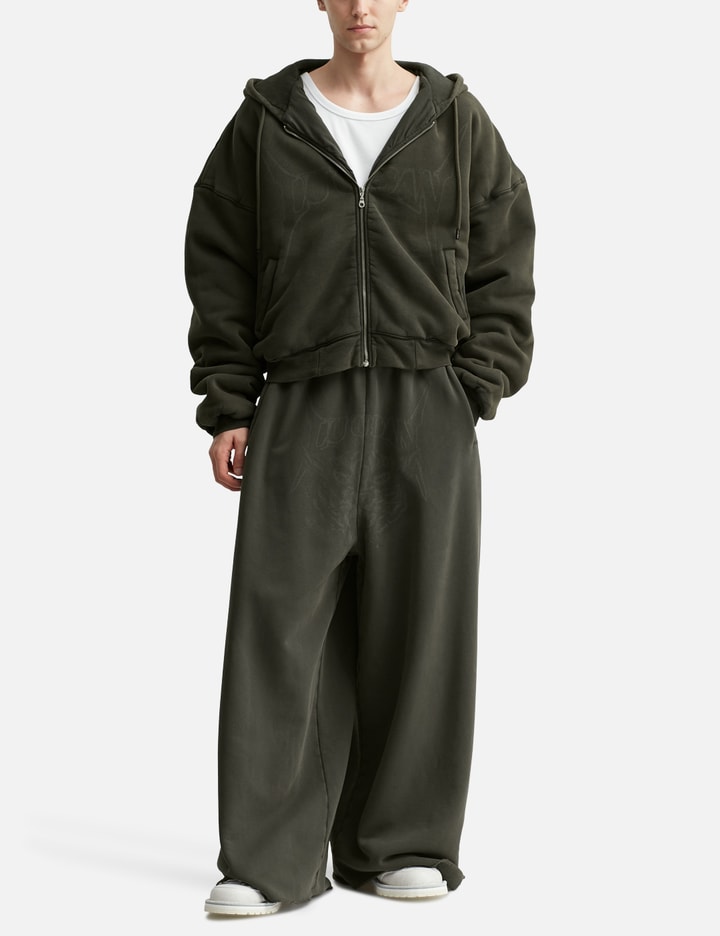 Washed Out Zip Up Hoodie