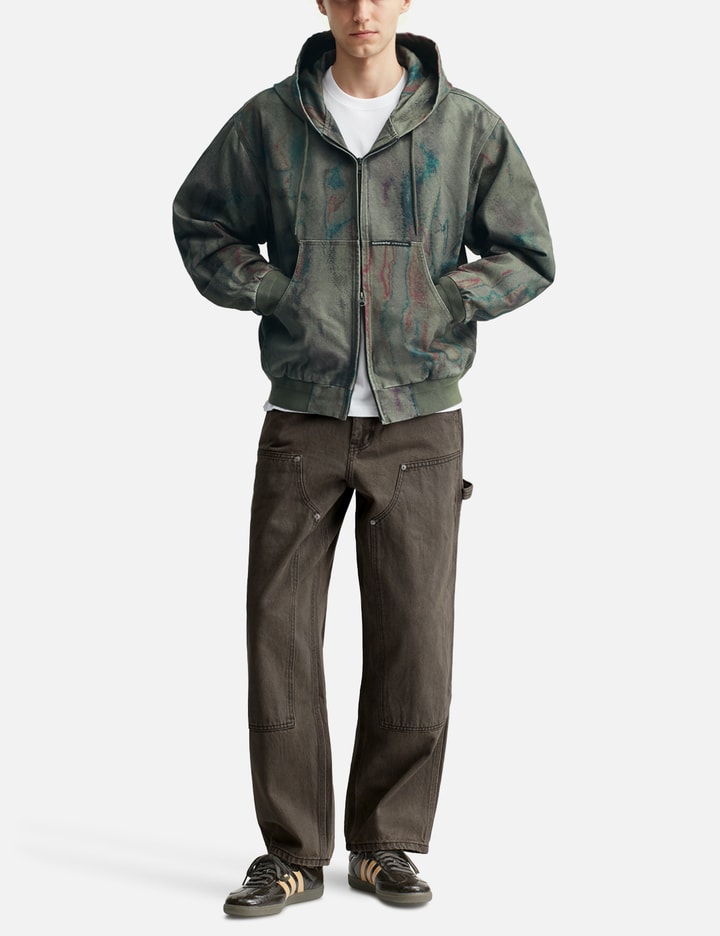 Blurred Hooded Jacket