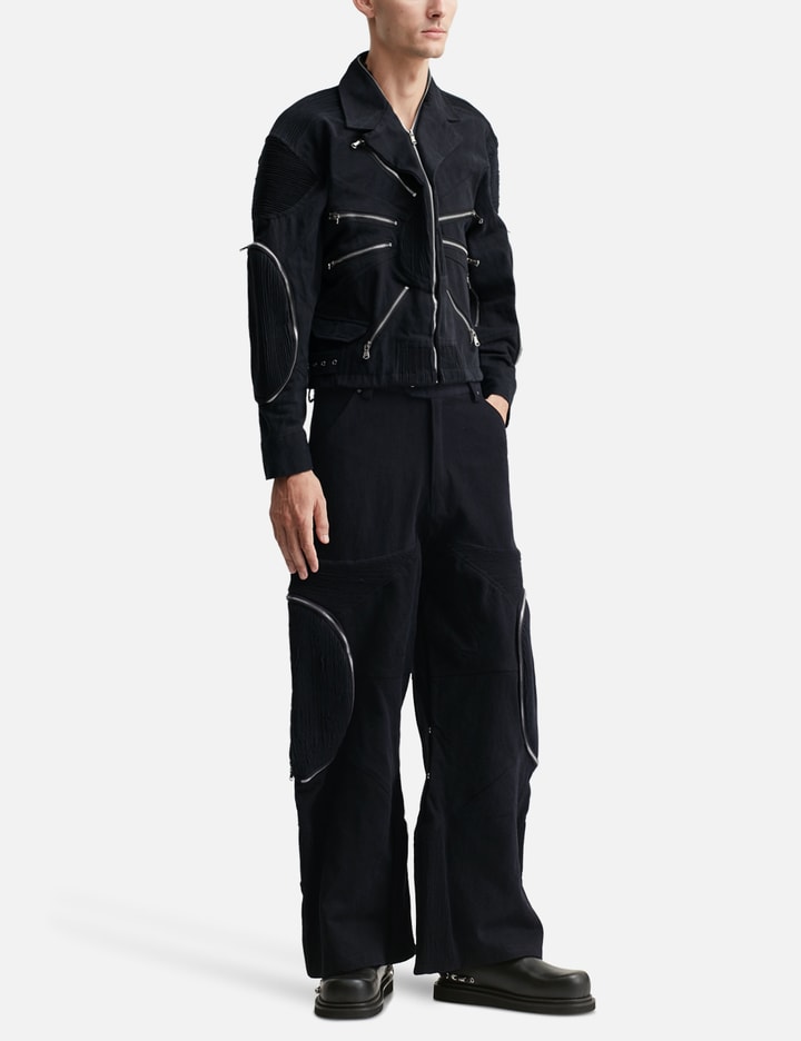 Sun of Metal Quilted Denim Jacket