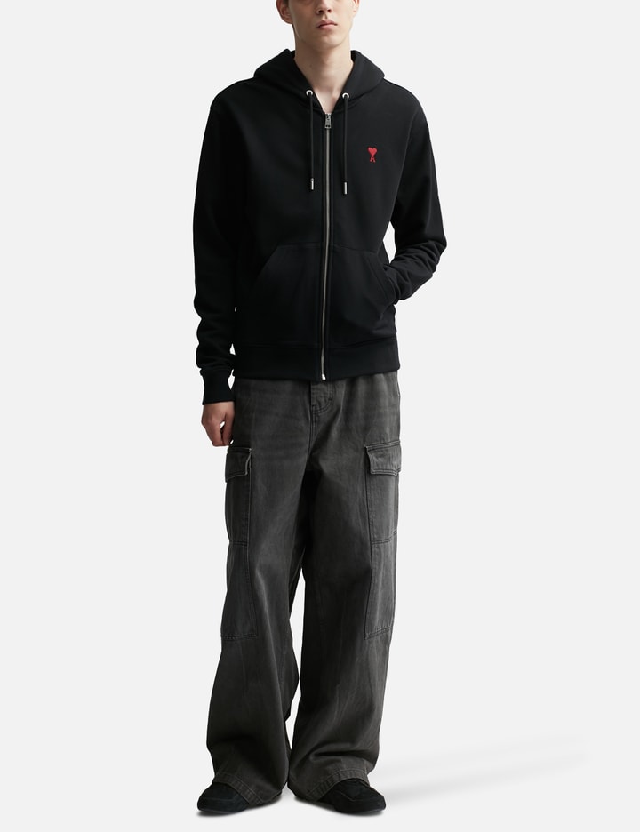 Cotton Ami de Coeur Zipped Hoodie