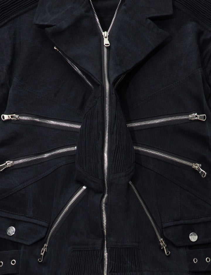 Sun of Metal Quilted Denim Jacket
