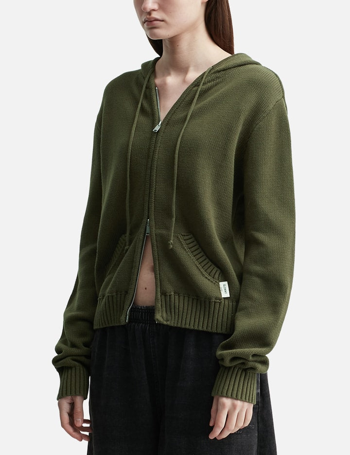 G Classic Knit Zip Up