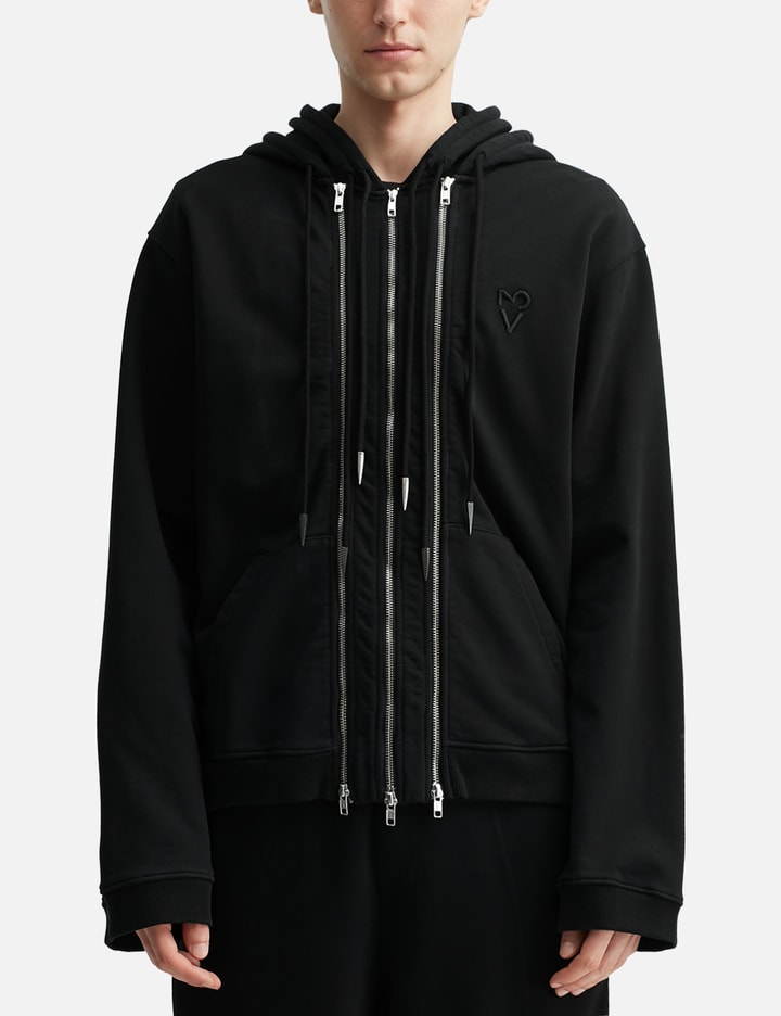 Three Zip Hoodie