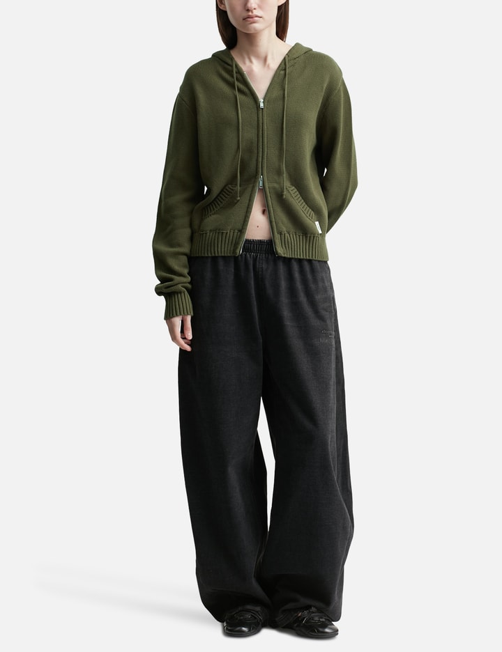 G Classic Knit Zip Up