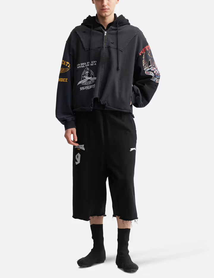 Upside Down Zip Hoodie