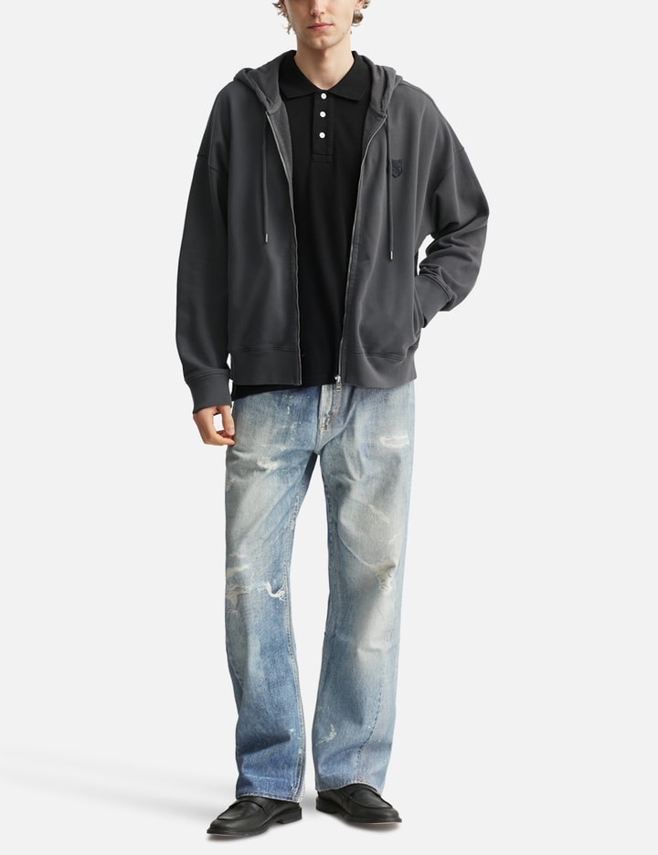 Fox Head Zipped Oversize Hoodie