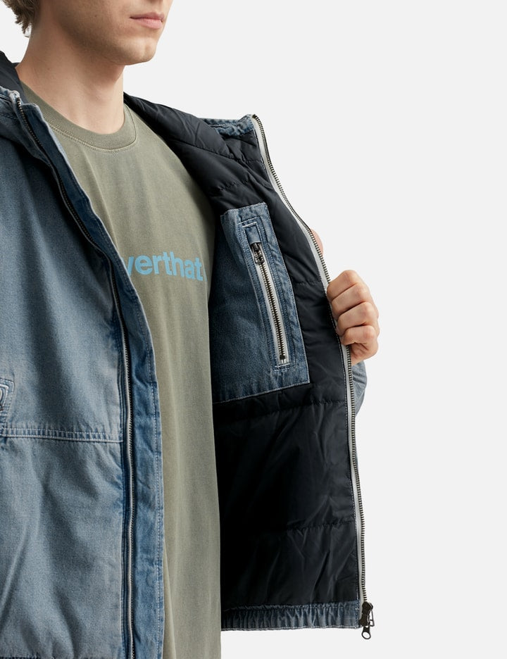 Denim Down Puffer Jacket