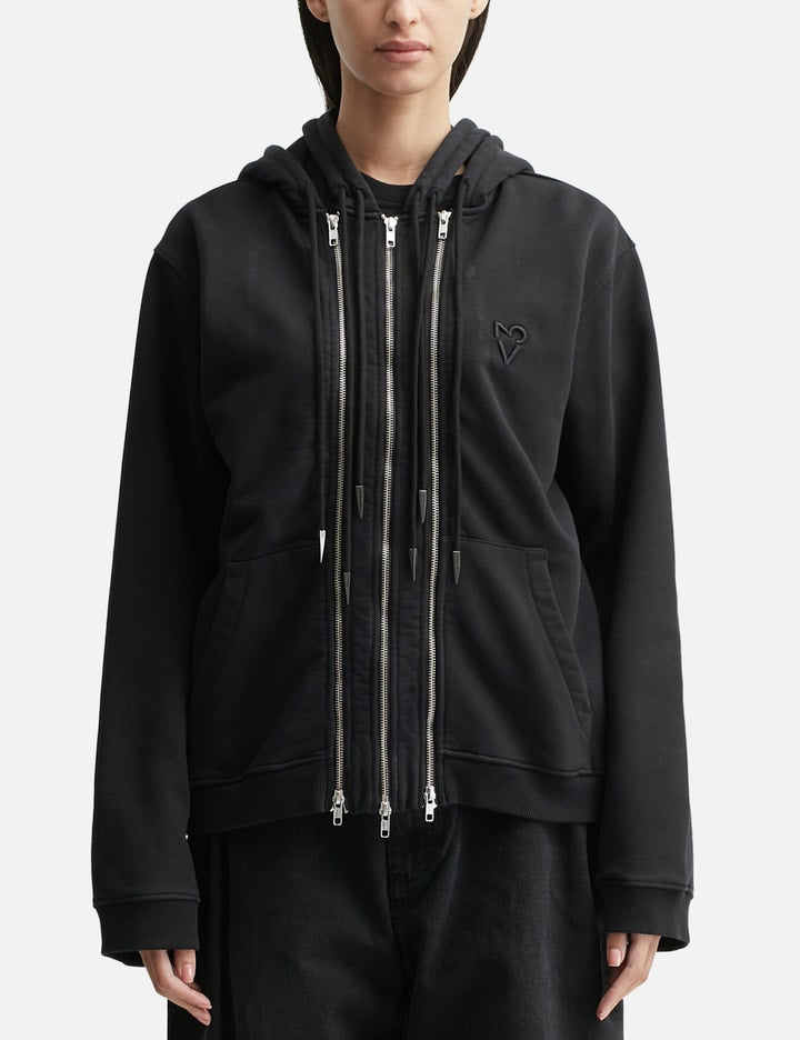 Three Zip Hoodie