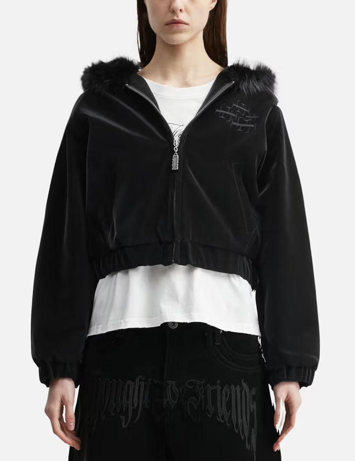 "Ka-Shing" Jacket With Fur Hood