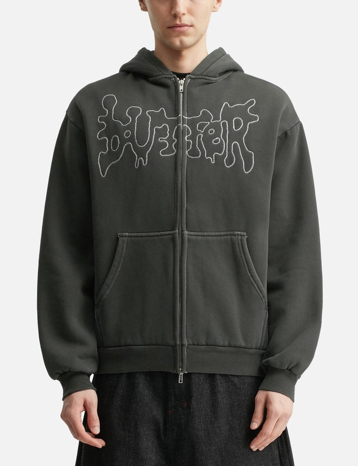 Blotch Zip-Thru Hood