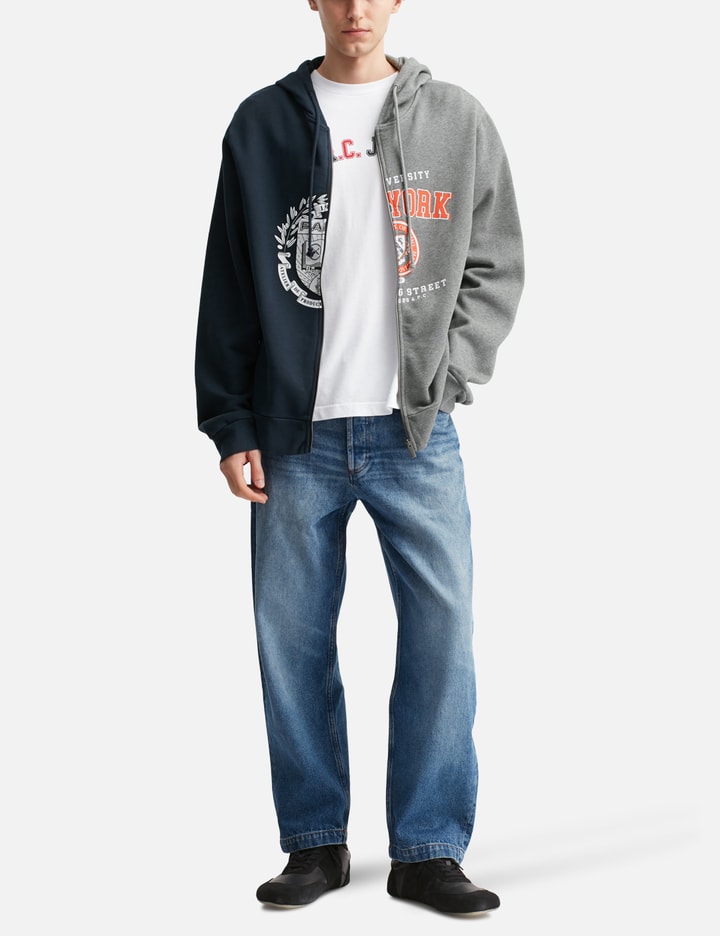 A.P.C. x Marc Jacobs Split Crest Zip-up Hoodie