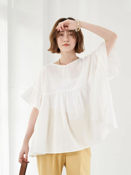 Takano 2way Short Sleeve Blouse