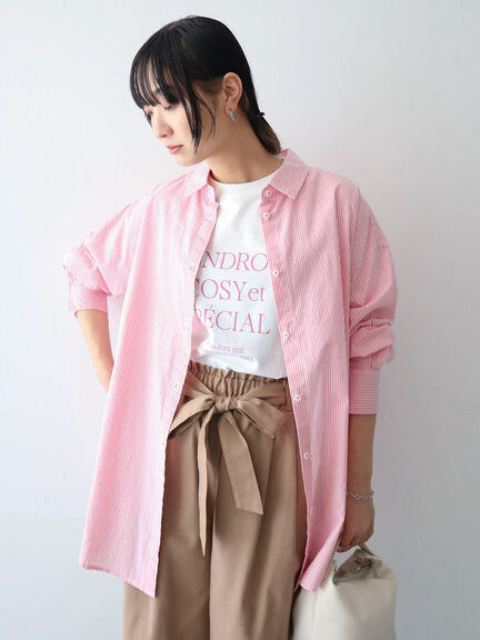 Kemeja Garis Garis Wanita Bobo Tokyo