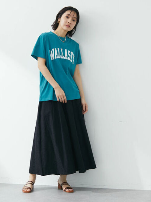 Nanami Indian Cotton Jacquard Long Skirt