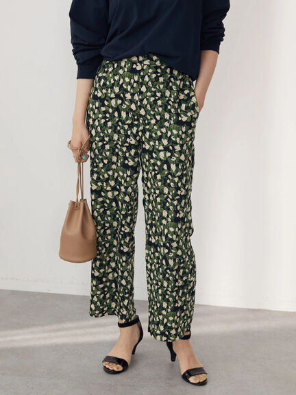 Tamiko Motif Pattern Print Pants