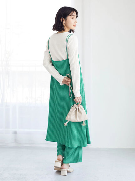 Kinnma Shirring Camisole Dress