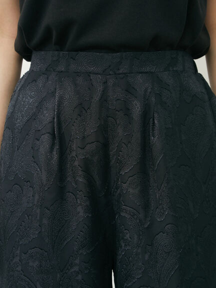 Yamaza Sheer Jacquard Pants