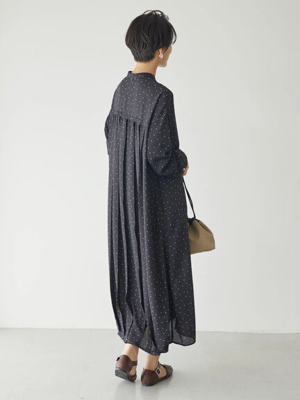 Vilna Back Pleated Dress
