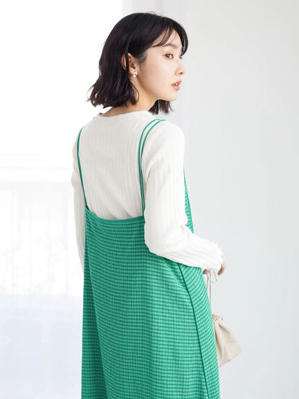 Kinnma Shirring Camisole Dress