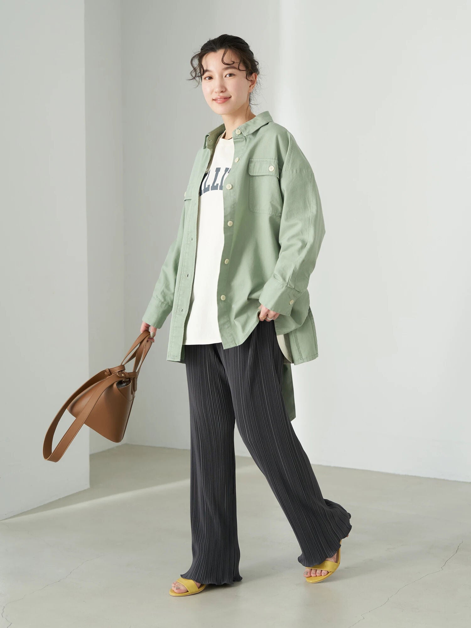 Keinarra Pleated Cut Pants