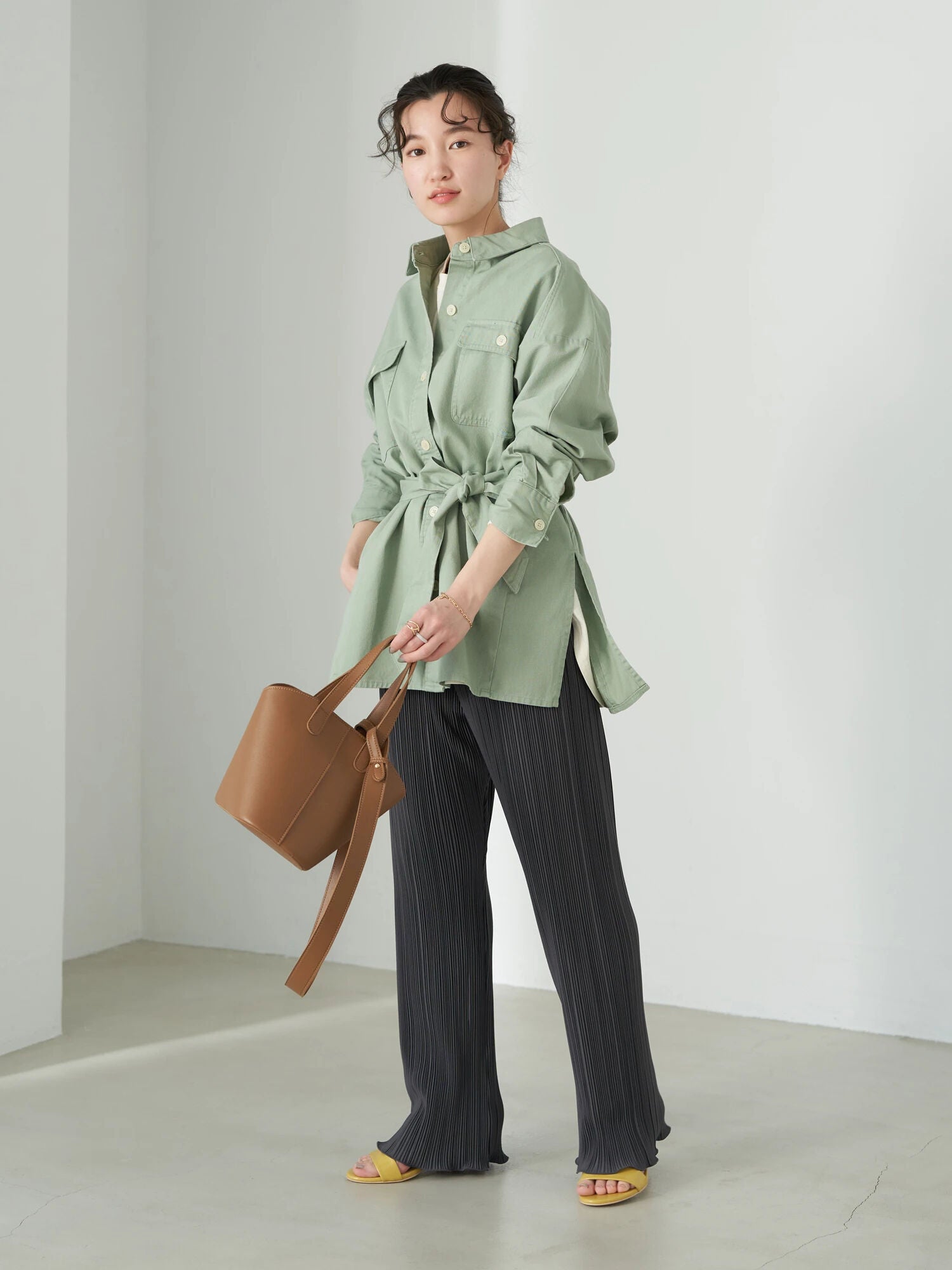 Keinarra Pleated Cut Pants