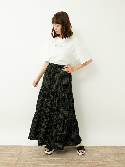 Tammy Skirt - Dot Black