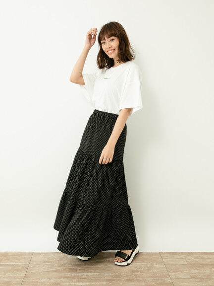 Tammy Skirt - Dot Black