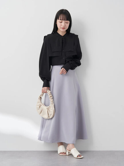 Taiyo 2WAY Big Collar Blouse