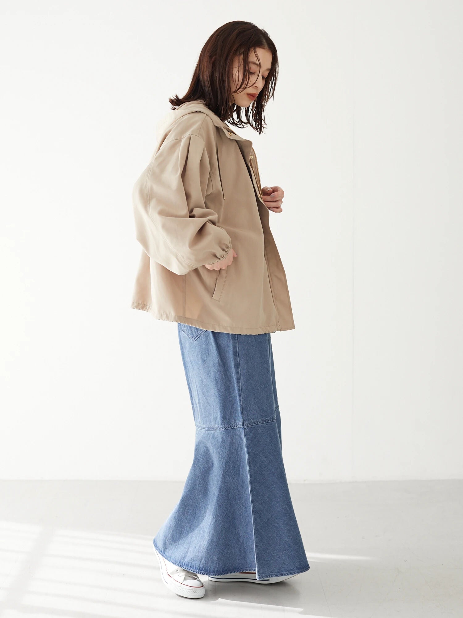 Ameris Mermaid Denim Skirt