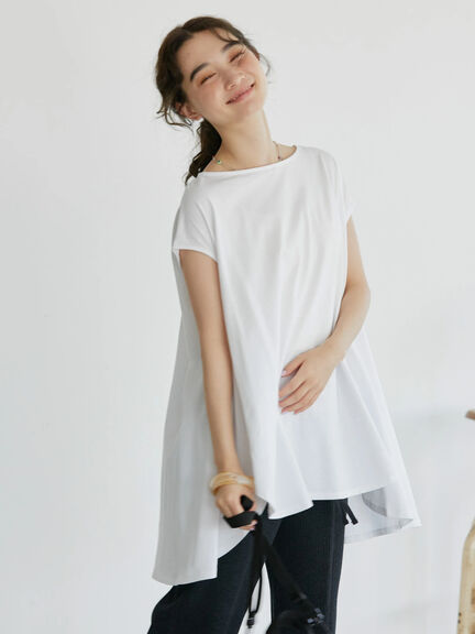 Blouse wanita kekinian Imogen French Sleeve Tunic