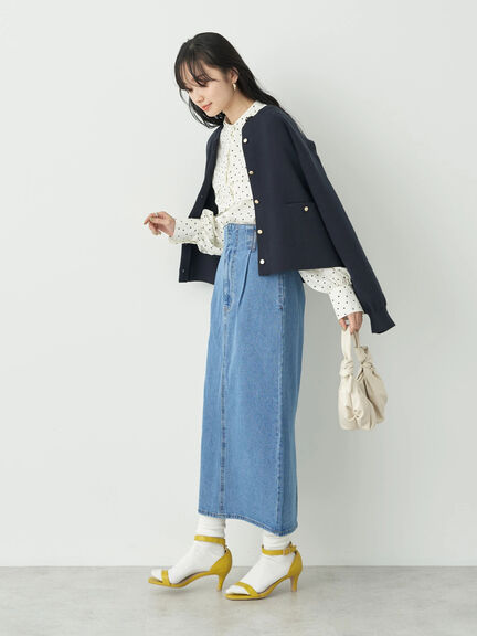 Taiyo 2WAY Big Collar Blouse