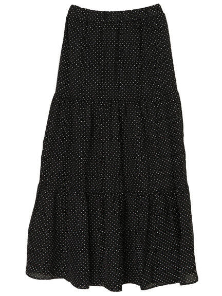 Tammy Skirt - Dot Black