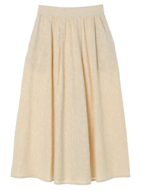 Nanami Indian Cotton Jacquard Long Skirt