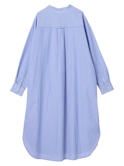 Sugi Band Collar Shirt Dress