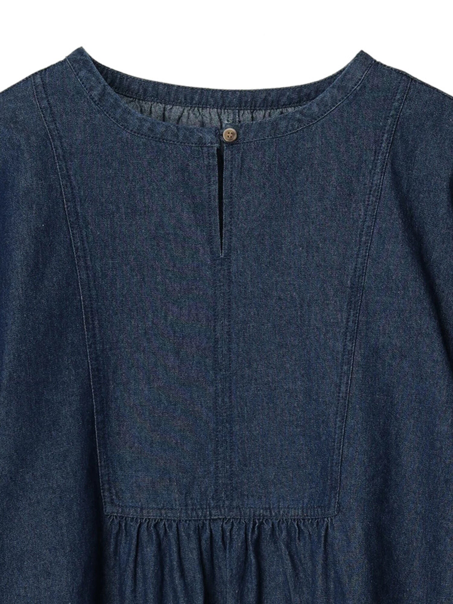 Hena Denim Switching Tunic