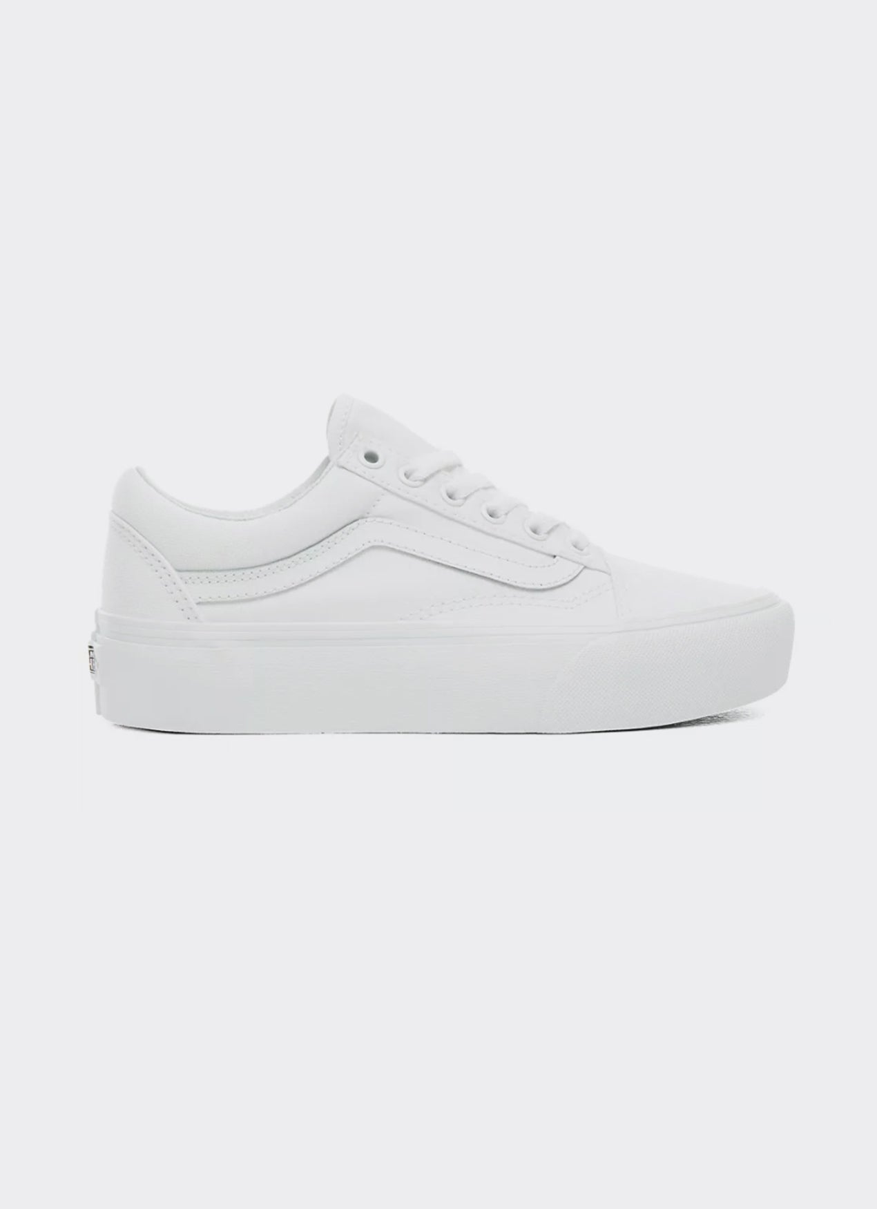 Old Skool Platform - True White