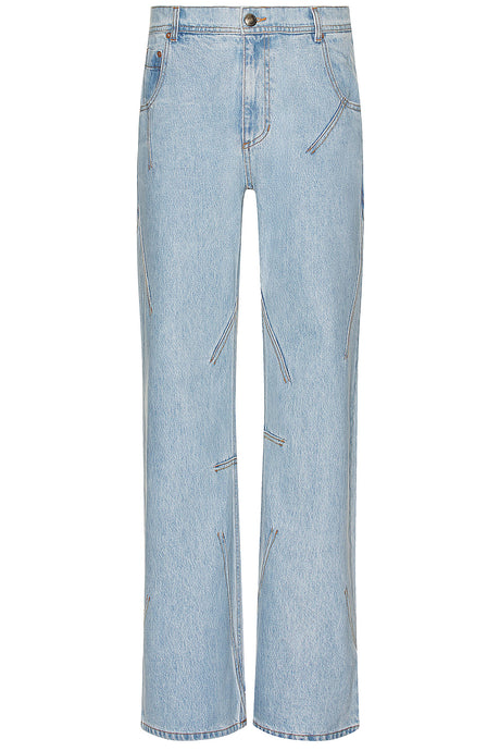 Tripot Coated Flare Jeans