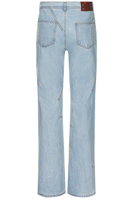 Tripot Coated Flare Jeans