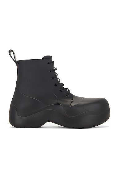 puddle lace up ankle boot