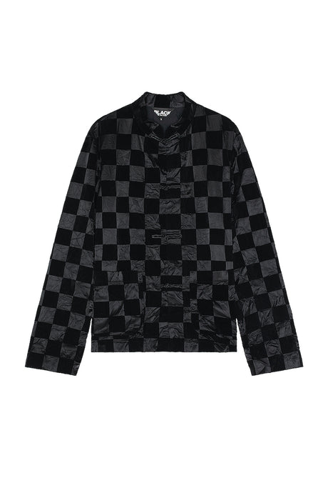 Checkered Flock Jacket